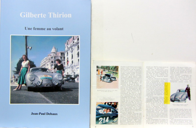 Couverture de GILBERTE THIRION UNE FEMME AU VOLANT - 1955 AVEC 3 PHOTOS DE 356 DANS LA REVUE SCHELL