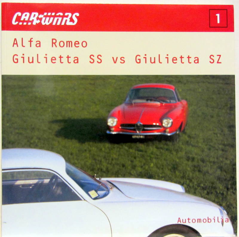 Couverture de ALFA ROMEO GIULIETTA SS VS GIULIETTA SZ   EN ITALIEN ANGLAIS FRANCAIS