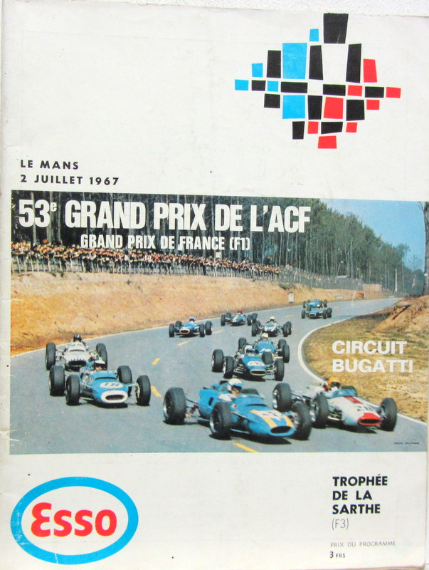 Couverture de 1967 GRAND PRIX DE L'ACF LE MANS PROGRAMME