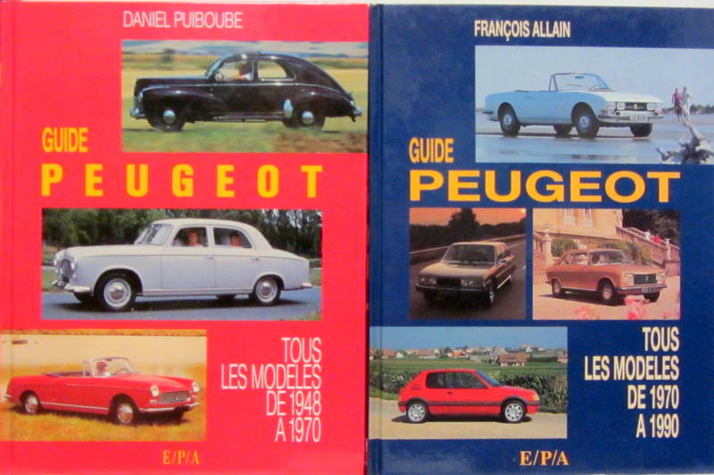 Couverture de GUIDE PEUGEOT 1948 A 1970 - 1970 A 1990