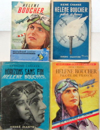 Couverture de HELENE BOUCHER PILOTE DE FRANCE LIVRE AU CHOIX