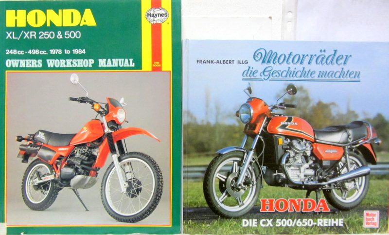 Couverture de HONDA DIE CX 500/650 REIHE - 1978-1984 250 -500 XL XR MANUEL DE REPARATION