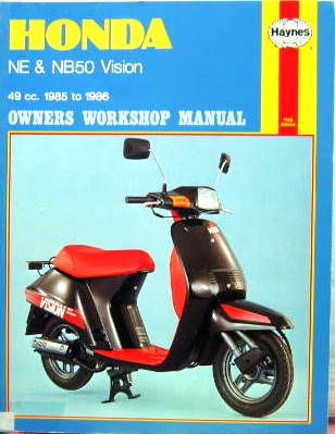 Couverture de 1985-1986 NE ET NB 50 VISION MANUEL DE REPARATION