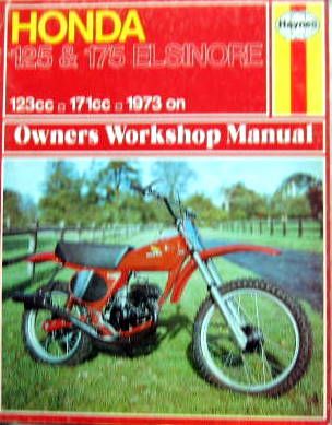 Couverture de 1973 ON 125 ET 175 ELSINORE MANUEL DE REPARATION