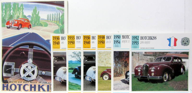 Couverture de HOTCHKISS CATALOGUE 1947- FICHES 1933 A 1954