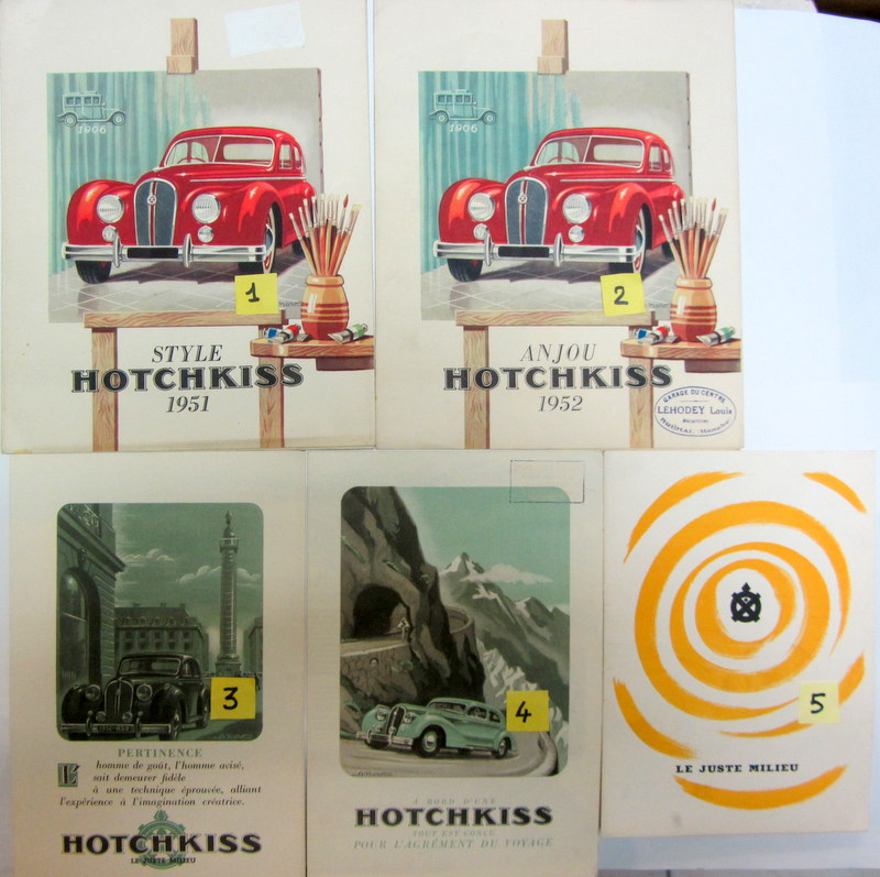 Couverture de 1951-1952  HOTCHKISS 13-20 CV  ANJOU