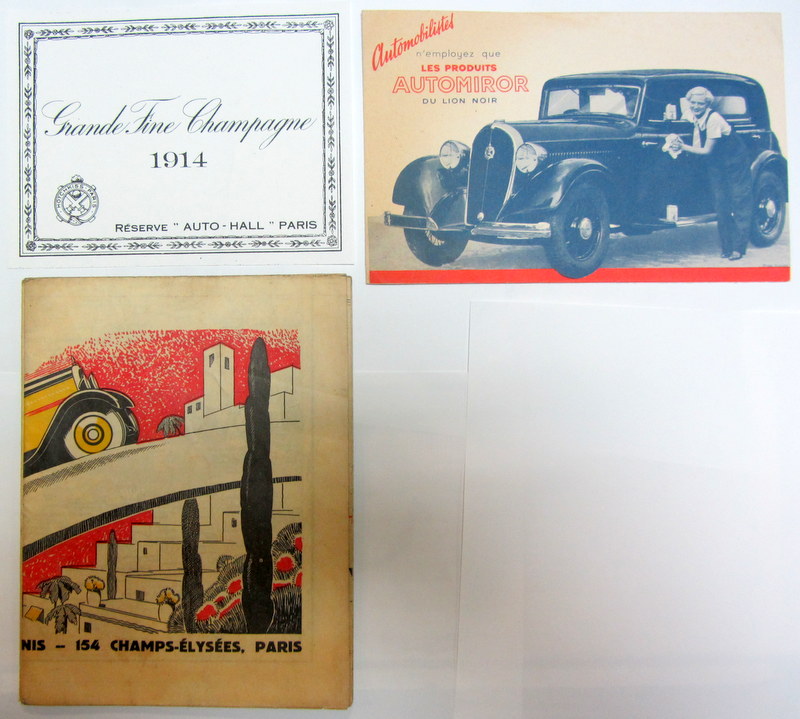 Couverture de HOTCHKISS AUTOMIROR DU LION NOIR - ETIQUETTE DE CHAMPAGNE - CARTE ROUTIERE