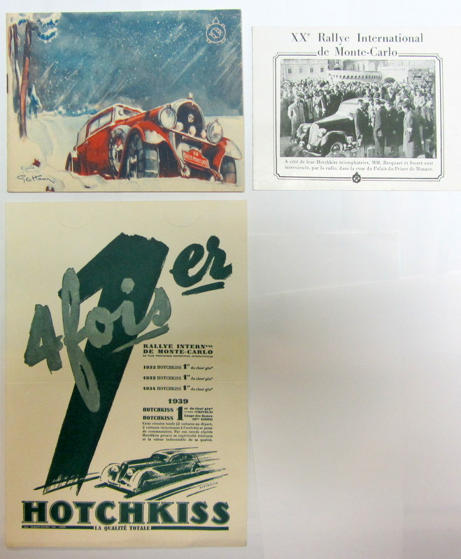 Couverture de 1932 HOTCHKISS AU MONTE CARLO DESSINS DE GEO HAM