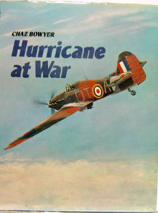 Couverture de HURRICANE AT WAR DE C.BOWYER EN ANGLAIS