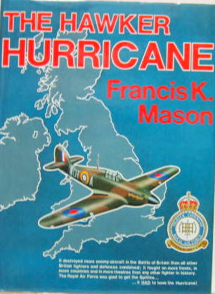 Couverture de THE HAWKER HURRICANE DE F.MASON AVE SIGNATURES AVEC 11 SIGNATURES DE PILOTES EN ANGLAIS