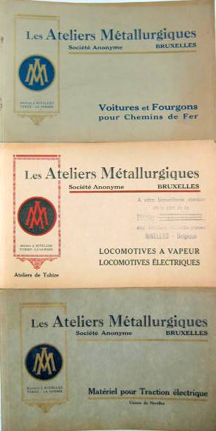 Couverture de LES ATELIERS METALLURGIQUES A BRUXELLES CATALOGUE AU CHOIX