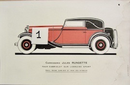 Couverture de JULES RUNGETTE LORRAINE SPORT FAUX CABRIOLET DE L'AUTO CARROSSERIE