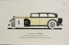 Couverture de DUBOS SUR PANHARD 6DS CONDUITE INTERIEURE FICHE