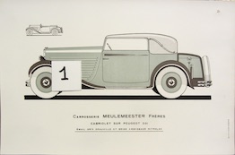 Couverture de MEULEMEESTER PEUGEOT 201 FICHE AUTO CARROSSERIE