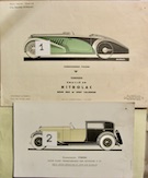 Couverture de CARROSSERIE FIGONI COUPE AVANT TRANSFORMABLE SUR HOTCHKISS 17 CV -EQUIPEMENT AUTOMOBILE PLANCHE
