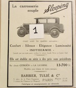 Couverture de BARBIER TULIE SLEEPING CARROSSERIE SOUPLE SUR CITROEN ET LICORNE