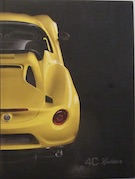 Couverture de ALFA ROMEO 4C SPYDER LIVRE CATALOGUE