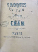 Couverture de CHAM CROQUIS EN L'AIR SUIVI DE CROQUINADES