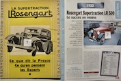 Couverture de ROSENGART SUPERTRACTION 1933