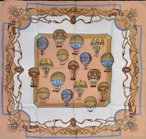 Couverture de BALLONS FOULARD DE SOIE JE PENSE HERMES