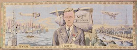 Couverture de LINDBERGH TAPÎSSERIE AVEC LE SPIRIT OF ST LOUIS