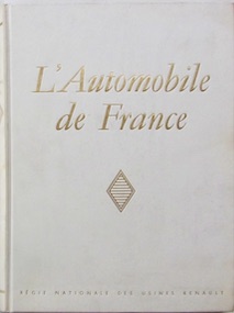 Couverture de L'AUTOMOBILE DE FRANCE RENAULT 1951