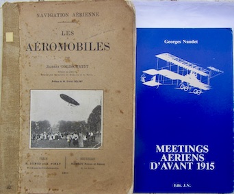 Couverture de LES AEROMOBILES 1911  MEETINGS AERIENS D'AVANT 1915 SANS IMAGES CLASSEMENT PAR VILLES