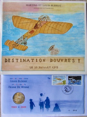 Couverture de BLERIOT DESTINATION DOUVRES - 1909 bleriot A 2009 FRANK DE WINNE ASTRONAUTE