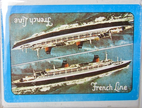 Couverture de FRENCH LINE JEU DE CARTES COMPAGNIE GENERALE TRANSATLANTIQUE