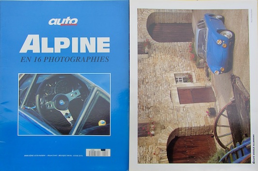 Couverture de ALPINE EN 16 PHOTOGRAPHIES AUTO PASSION PORTFOLIO