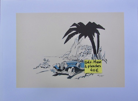 Couverture de GEO HAM 4 PLANCHES POUR LE RALLYE DE MONTE CARLO