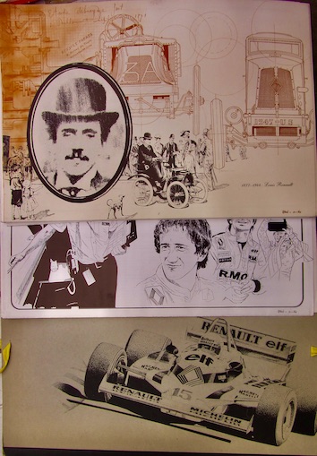 Couverture de RENAULT PORTFOLIO COMPETITION ET HISTOIRE