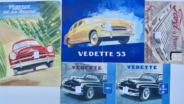 Couverture de FORD VEDETTE DE LA ROUTE GRAND DEPLIANT DESSIN DE R.GERI