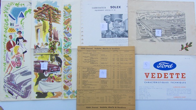 Couverture de FORD VEDETTE MENU-SOLEX PLAN DE GRAISSAGE