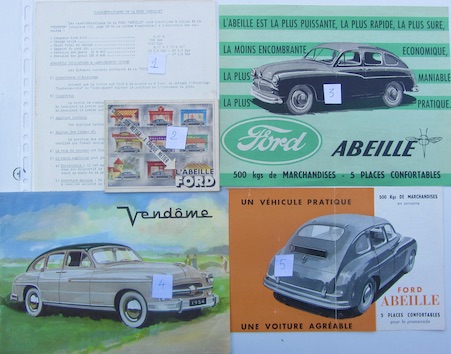 Couverture de FORD VEDETTE VENDOME ET ABEILLE