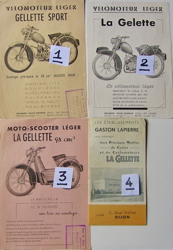 Couverture de GELLETTE VELOMOTEUR MOTO SCOOTER