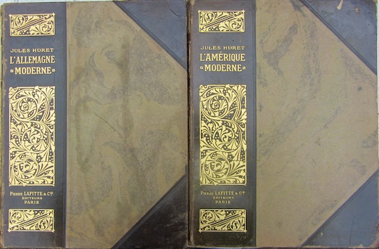 Couverture de L'AMERIQUE MODERNE DE JULES HURET 1911 1913 EN 2 VOLUMES