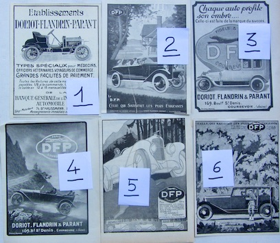 Couverture de DFP COUPURES DE PUBLICITEES D'EPOQUE