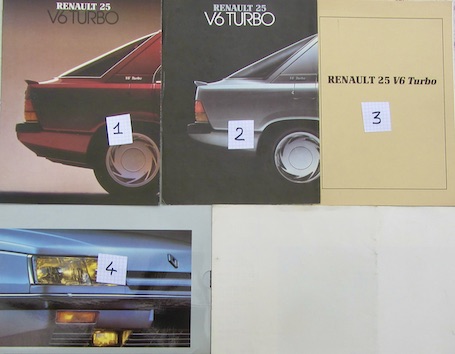 Couverture de RENAULT 25 CATALOGUES