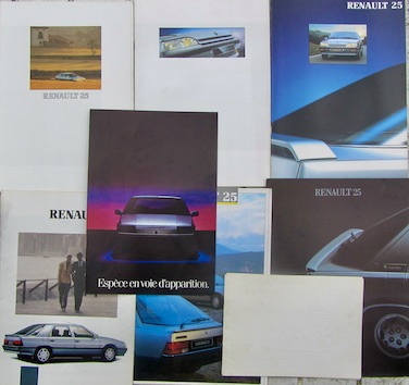 Couverture de RENAULT 25 CATALOGUES