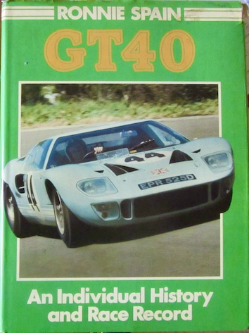 Couverture de FORD GT 40 DE RONNIE SPAIN