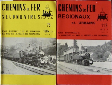 Couverture de CHEMINS DE FER SECONDAIRES REGIONAUX ET URBAINS