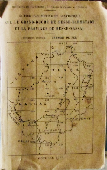 Couverture de NOTICE SUR LE GRAND DUCHE DE BESSE DARMSTADT ET DE BESSE NASSAU