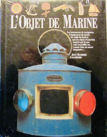 Couverture de L'OBJET DE MARINE DE J.RANDIER