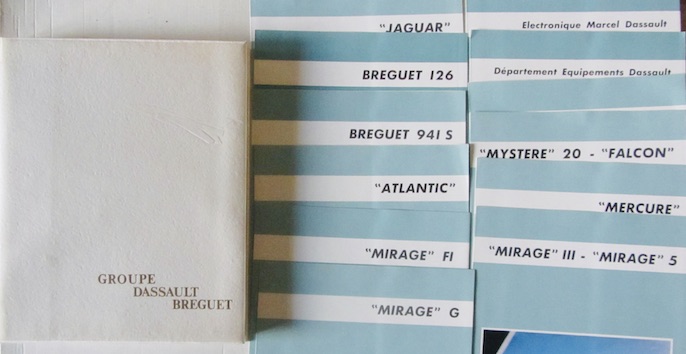 Couverture de GROUPE DASSAULT BREGUET 1969 EDITION NUMEROTEE AVEC CATALOGUES DE LA GAMME