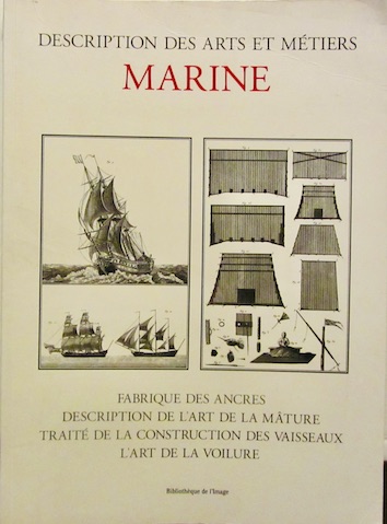 Couverture de MARINE DESCRIPTION DES ARTS ET METIERS 1723 REEDITION