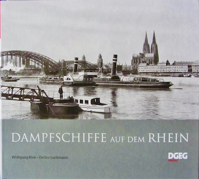 Couverture de BATEAUX SUR LE RHIN DAMPFSCHIFFE AUF DEM RHEIN EN ALLEMAND