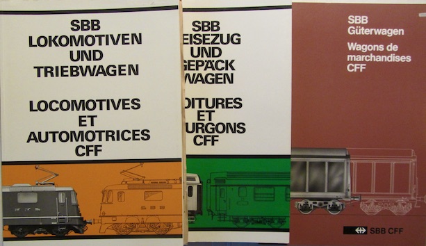Couverture de SBB CFF LOCOMOTIVES AUTOMOTRICES VOITURES ET FOURGON + WAGONS DE MARCHANDISE
