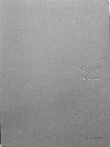Couverture de 2008 ASTON MARTIN V8 VANTAGE CATALOGUE EN FRANCAIS