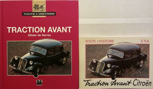 Couverture de TRACTION-AVANT CITROEN - TOUTE L'HISTOIRE EPA